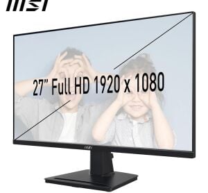 Msi 27'' Pro MP275 Kurumsal Monitör Flat FHD IPS 100Hz 1ms Anti-Glare Siyah Monitör