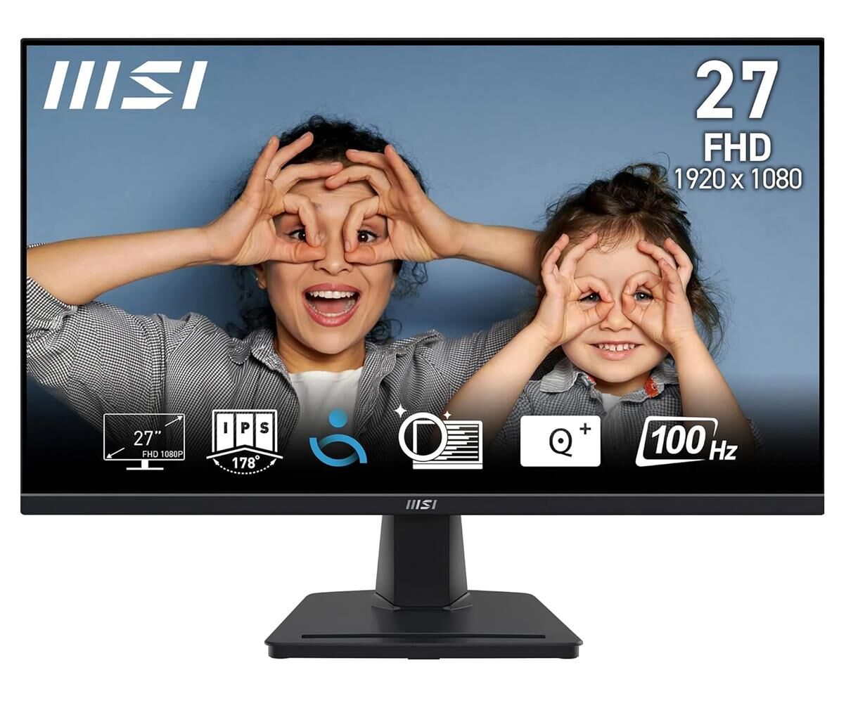 Msi 27'' Pro MP275 Kurumsal Monitör Flat FHD IPS 100Hz 1ms Anti-Glare Siyah Monitör