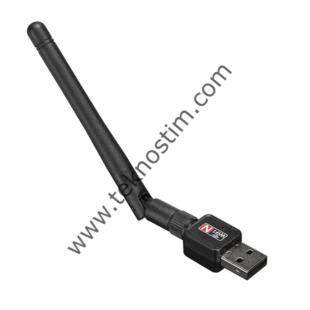 Hytech HY-XW8188 150Mbps 2.4GHz 2dBi Harici Antenli Usb Kablosuz Adaptör