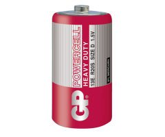PowerCell R20 Kalın D Boy Çinko Pil 20'li Paket GP13ERMTP