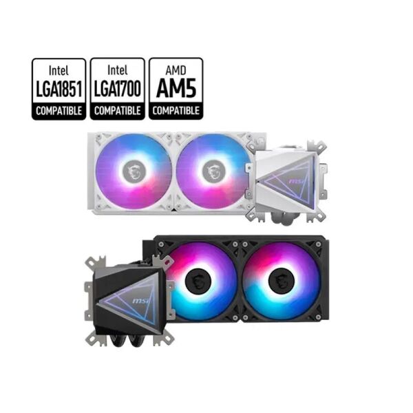 MSI MAG CORELIQUID I240 240MM ARGB CPU SIVI SOĞUTUCU (LGA 1150/1151/1155/1156/1200/1700/1851/AM4/AM5 UYUMLU)