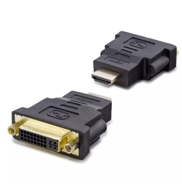 HADRON HDX1255 HDMI (M) TO DVI (F) ADAPTÖR 24+5 SİYAH