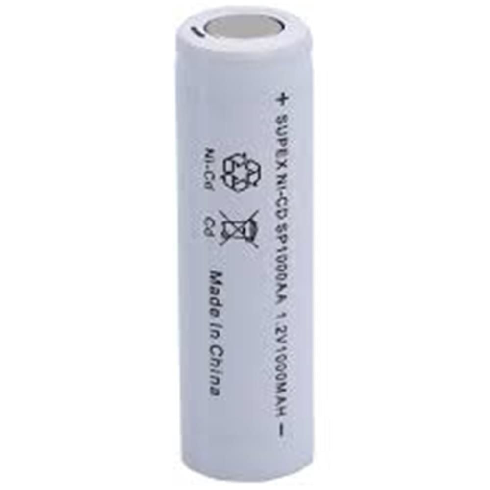 Supex Sp1000 1000 Mah 1.2V R6 NI-CD Düz Kafa Pil
