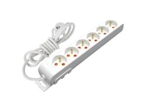 Mutlusan Rı-Tech 6lı 3Mt  Ups 001 175 630002 03 00 Topraklı Grup Priz