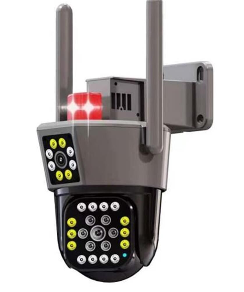 OKam O-KAM 6015 6MP Dual Lens WIFI PTZ 3.5 ''Dual Screen Image, 15Pcs Leds Dual Light