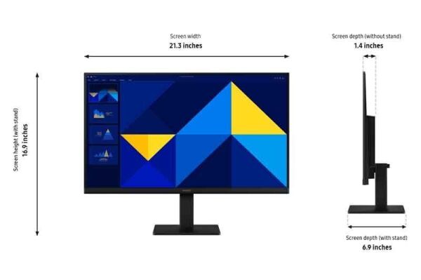 24 SAMSUNG LS24D300GAUXUF 5MS 100HZ FHD IPS