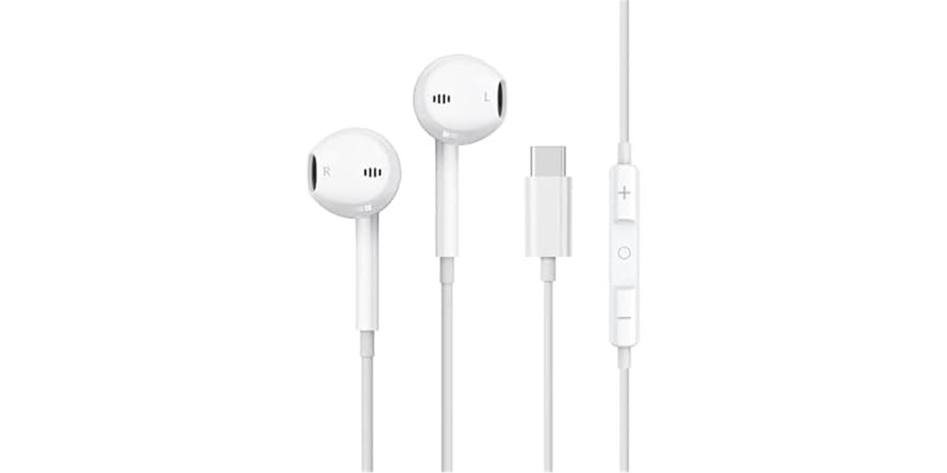 Hp DHH-3113C-WT Kablolu Kulakiçi Type-C Ses Kontrol Butonlu Mikrofonlu Beyaz Kulaklık