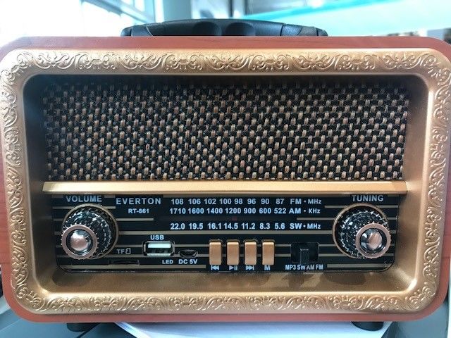 Everton Rt-861 Bluetooth Fm-Usb-Tf-Aux Şarjlı Nostaljik Radyo