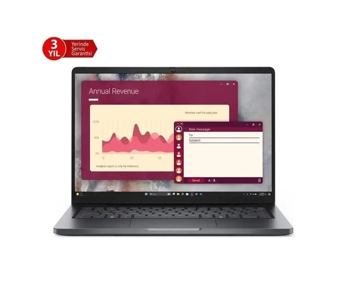 Dell Pro 14 PC14250-C5235325U Ultra5 235U 32GB 512GB SSD14'' FreeDOS Notebook