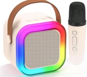 WowKids SY13 İki Mikrofonlu Gold Karaoke Speaker