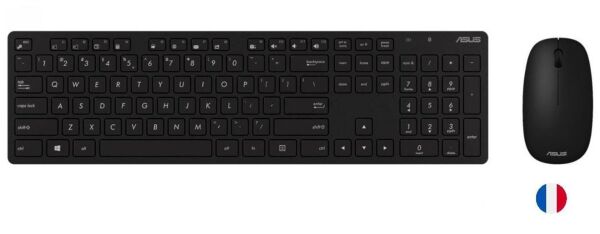 Asus W5000 Rusca Kablsouz Klavye-Mouse Set Siyah (W5000-Rus-Syh)