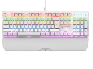 Rampage KB-R86 UMBRA Beyaz USB Rainbow Aydınlatmalı Blue  English Mekanik Gaming Oyuncu Klavye