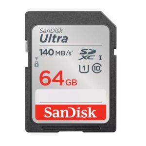 64GB SANDISK ULTRA SDXC 140MB/S SDSDUNB-064G-GN6IN