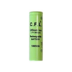 Supex 18650-2500S Şarjlı 3.7 V-2500 mAh Lityum Pil Tırnaklı