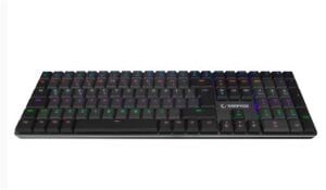 Rampage GRANITE PRO Siyah-Gri Low Profile BLUE SWITCH Q Rainbow Mekanik Gaming Oyuncu Klavye