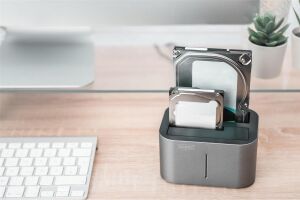 Digitus DA-71540-1 2.5''-3.5'' USB 3.0 2-port'lu SATA HDD Docking Station, kopyalama özelliği