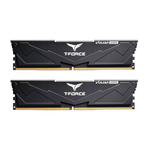Team T-Force Vulcan Black 32GB(2X16GB) 5600Mhz DDR5 Gaming Ram CL32 (FLBD532G5600HC32DC01)