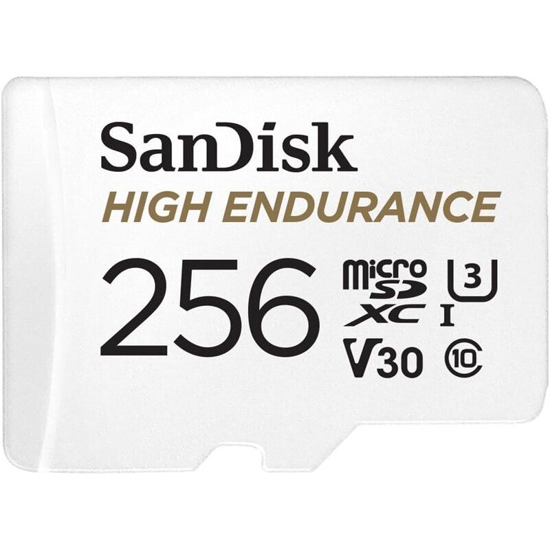 256GB SANDISK HIGH ENDURANCE MICROSD 100MB/S SDSQQNR-256G-GN6IA