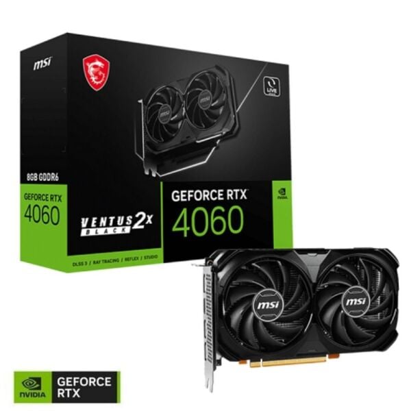 MSI GEFORCE RTX 4060 VENTUS 2X BLACK 8G