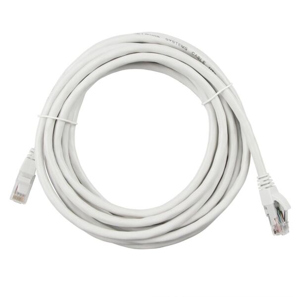 Vcom NP612B-25.0 Cat6 25.0MT Gri Utp Patch Kablo