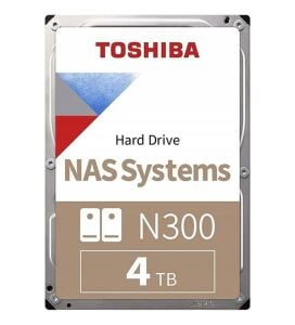 Toshiba 4TB N300 MN10ADA400ES 7200RPM 512MB SATA3 Nas Diski
