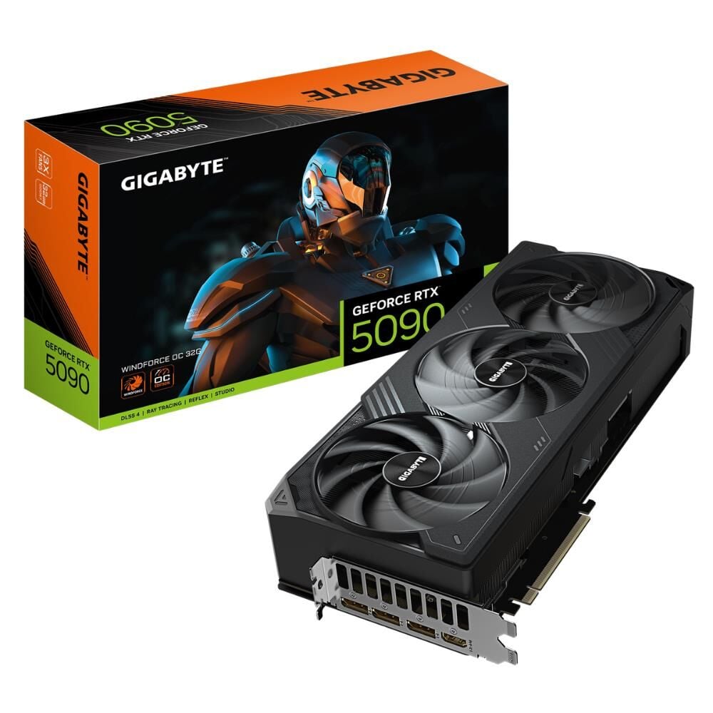 Gigabyte GeForce RTX5090 WINDFORCE OC GV-N5090WF3OC-32GD GDDR7 32G 512bit Gaming Ekran Kartı