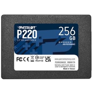 Patriot 256GB P220 550-490MB-s 2.5'' SATA3 P220S256G25 SSD Disk