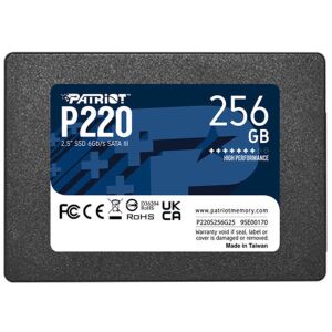 Patriot 256GB P220 550-490MB-s 2.5'' SATA3 P220S256G25 SSD Disk