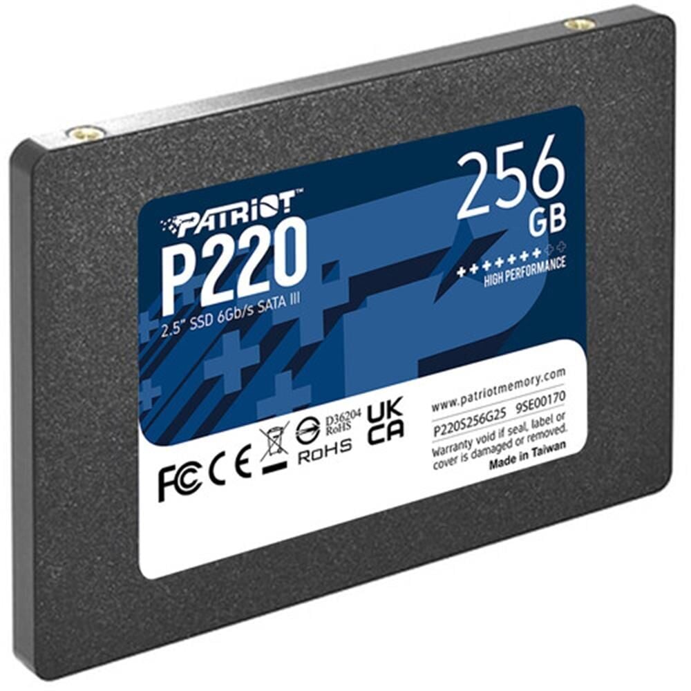 Patriot 256GB P220 550-490MB-s 2.5'' SATA3 P220S256G25 SSD Disk