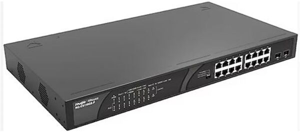Ruijie-Reyee RG-ES118GS-P-L 18 Portlu Gigabit 16 Port POE+ 10-100-1000 Mbps 2 Port SFP 247W