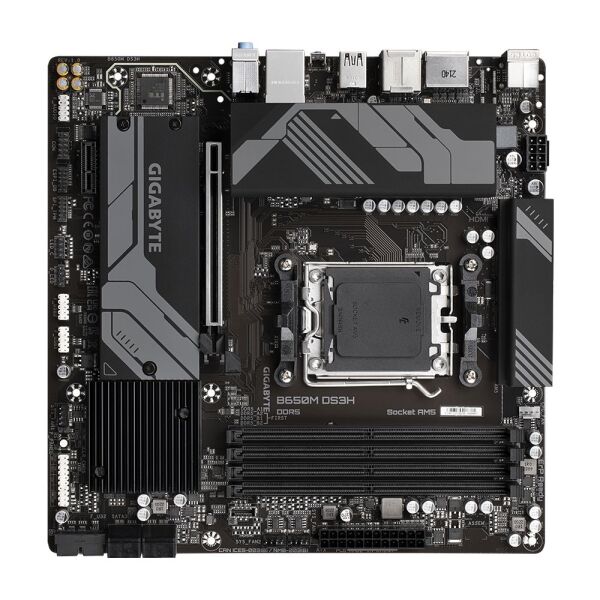 GIGABYTE B650M DS3H DDR5 6400MHZ(OC) M.2 mATX AM5