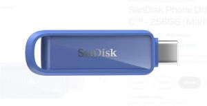 Sandisk SDIXS0N-256G-GN6ND 256GB Phone Drive with USB-C-128GB (Maritime Blue) Flash Bellek