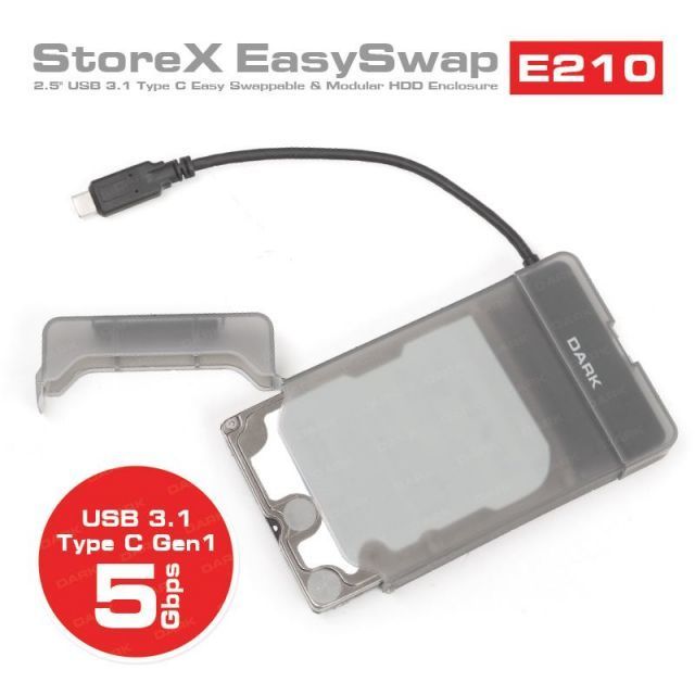 Dark Storex E210 2.5'' USB 3.1(Gen1) Type-C SATAI-I
