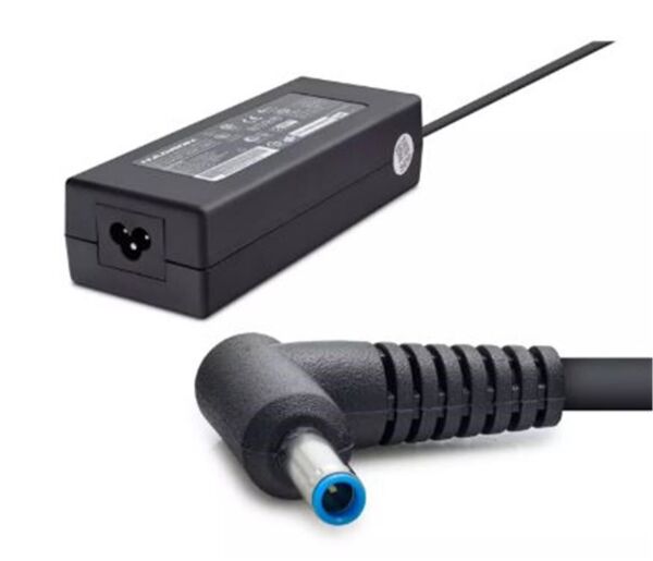 Hadron HD8819 HP - DELL Uyumlu 19.5V 6.15A 120W Laptop Adaptörü (4.5 x 3.0 mm Mavi İnce Uç) Siyah