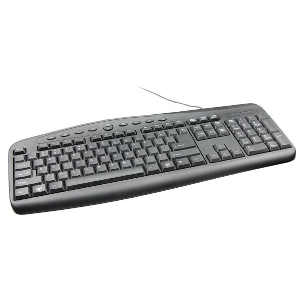 Vcom DK401 USB Siyah İngilizce Klavye
