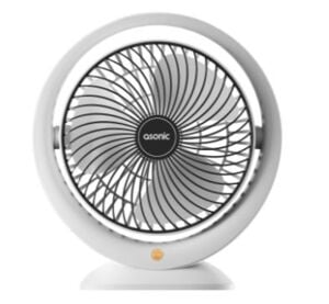 Asonic AFN25 Beyaz-Siyah Type-C Masaüstü Usb Fan
