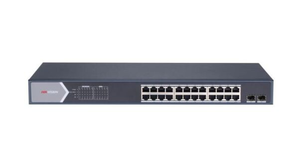 HIKVISION DS-3E1526P-SI 24XGE+2XGE/SFP FULL GİGABİT YÖNETİLEBİLR 370W POE SWİTCH