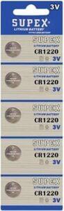 Supex Cr1220 3V Lityum 5Li Blister Pil