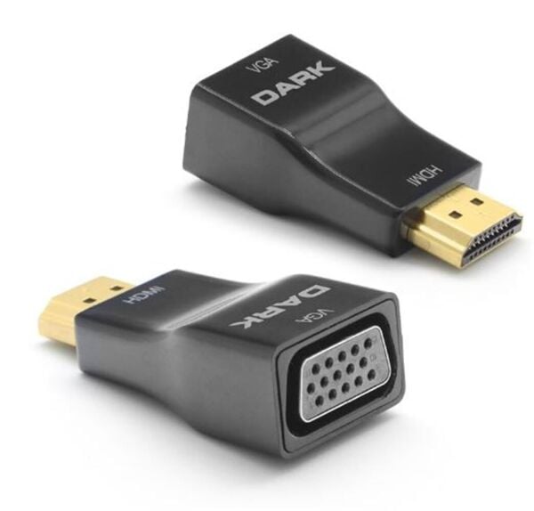 Dark ''DK-HD-AHDMIXVGA5'' HDMI to VGA Dijital - Analog, Full HD, Mini Dönüştürücü