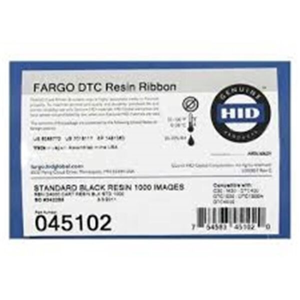 Fargo 045102 DTC1000 Siyah Ribon