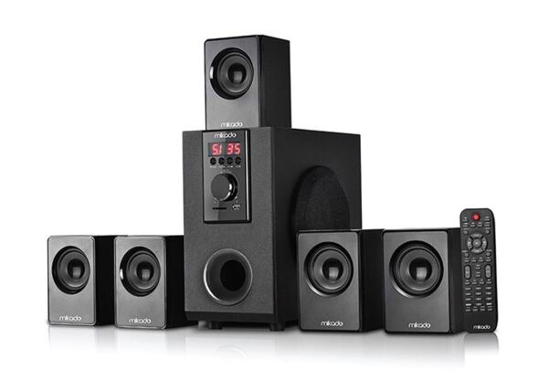 Mikado MD-505 5+1 Usb+SD+FM Destekli Bluetooth Speaker Kumandalı