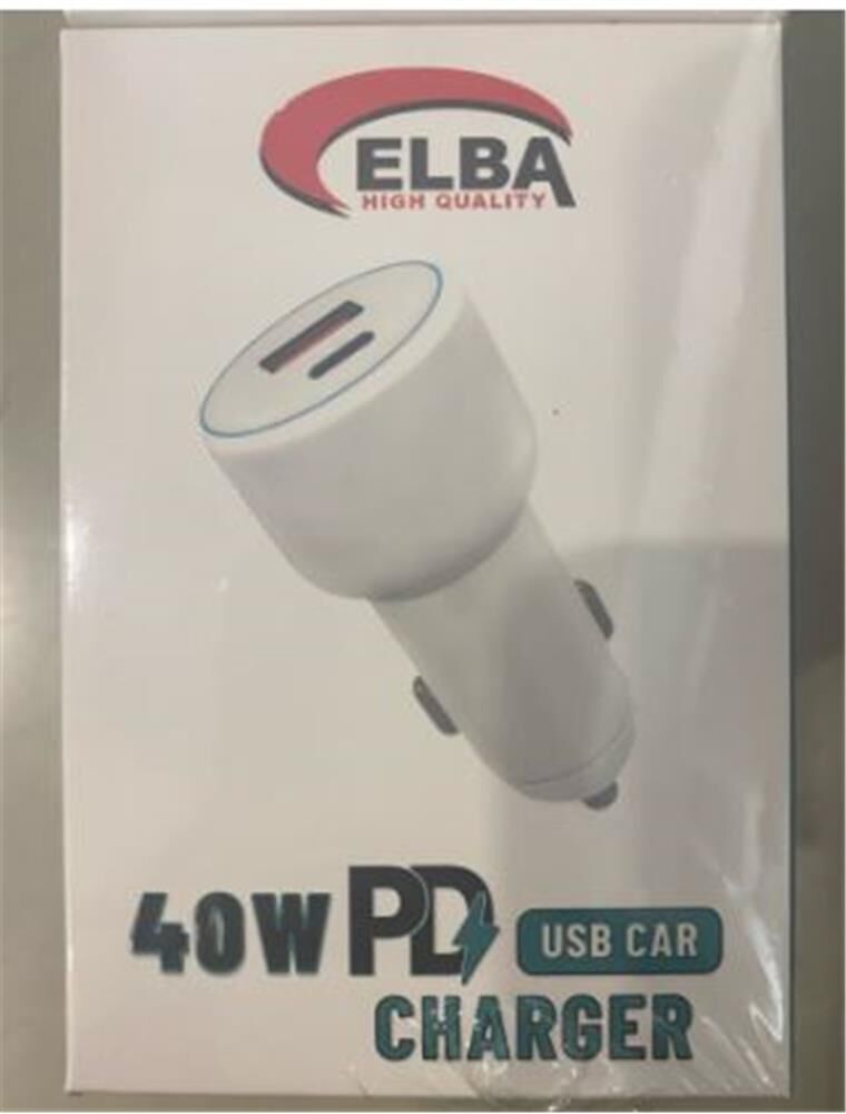 ELBA ELB30-40WPD+USB 40W PD+USB ARAÇ BAŞLIK