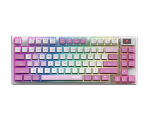 MSI FORGE GK600 TKL W VIOLET TR GAMING KLAVYE