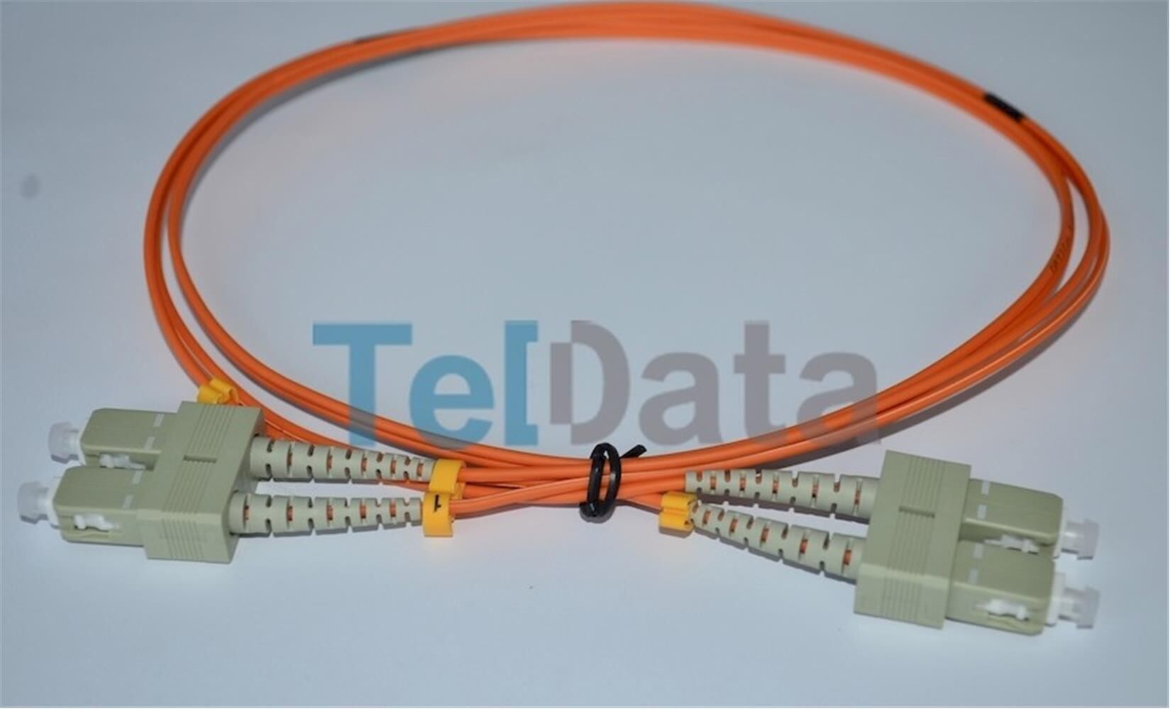 TELDATA TLD-SCOM22 SC-UPC-SC-UPC MM DX OM2 2 METRE FIBER OPTIK PATCHCORD