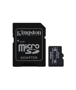 8GB microSDHC Industrial C10 A1 pSLC Card + SD Adapter