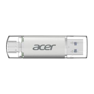 Acer 16GB USB 3.2 UT300-16GB USB-A+USB-C Çift Taraflı Metal Flash Bellek