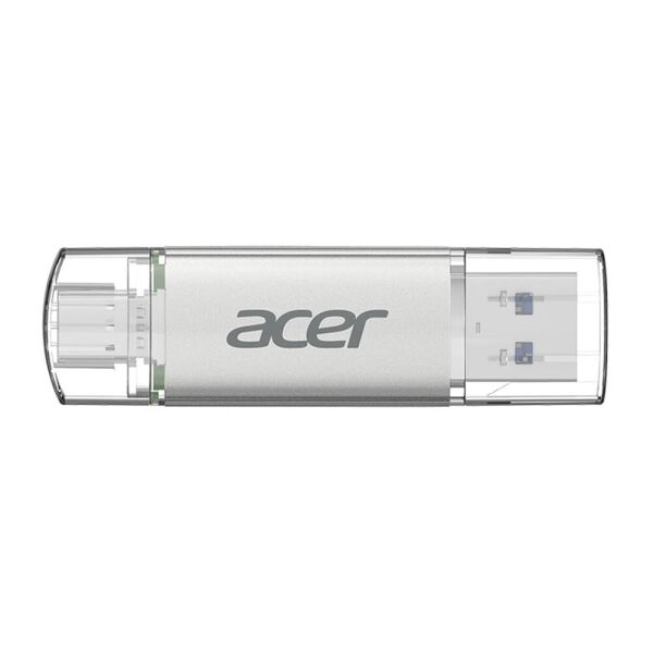 Acer 16GB USB 3.2 UT300-16GB USB-A+USB-C Çift Taraflı Metal Flash Bellek
