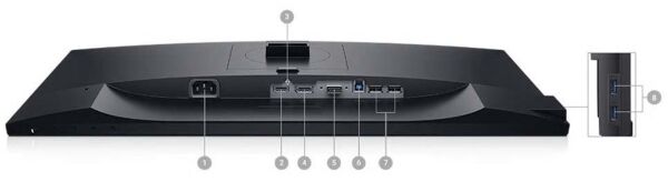Dell 23'' P2319H Led 5 Ms Monıtor Dp Hdmı Vga Pivot Monitör