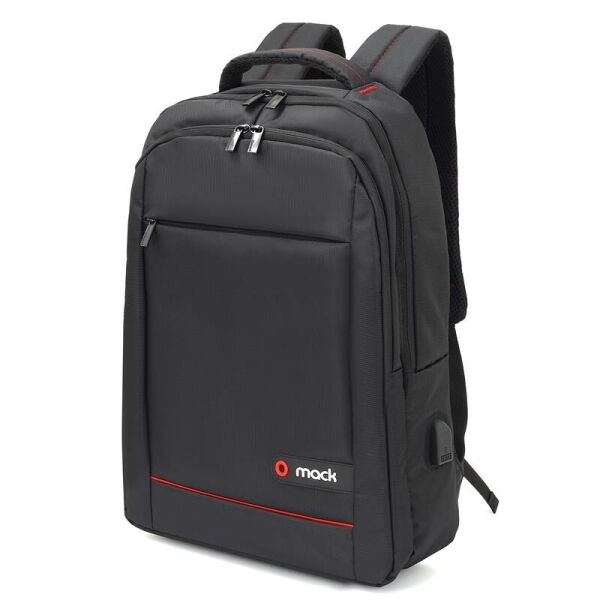 MACK MCC-006 15.6'' OFFICE USB GİRİŞLİ NOTEBOOK SIRT ÇANTASI SİYAH