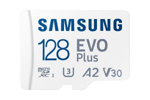 128GB SAMSUNG EVO PLUS MICROSDXC UHS-I U3 V30 A2 160MB/s MB-MC128SA/TR